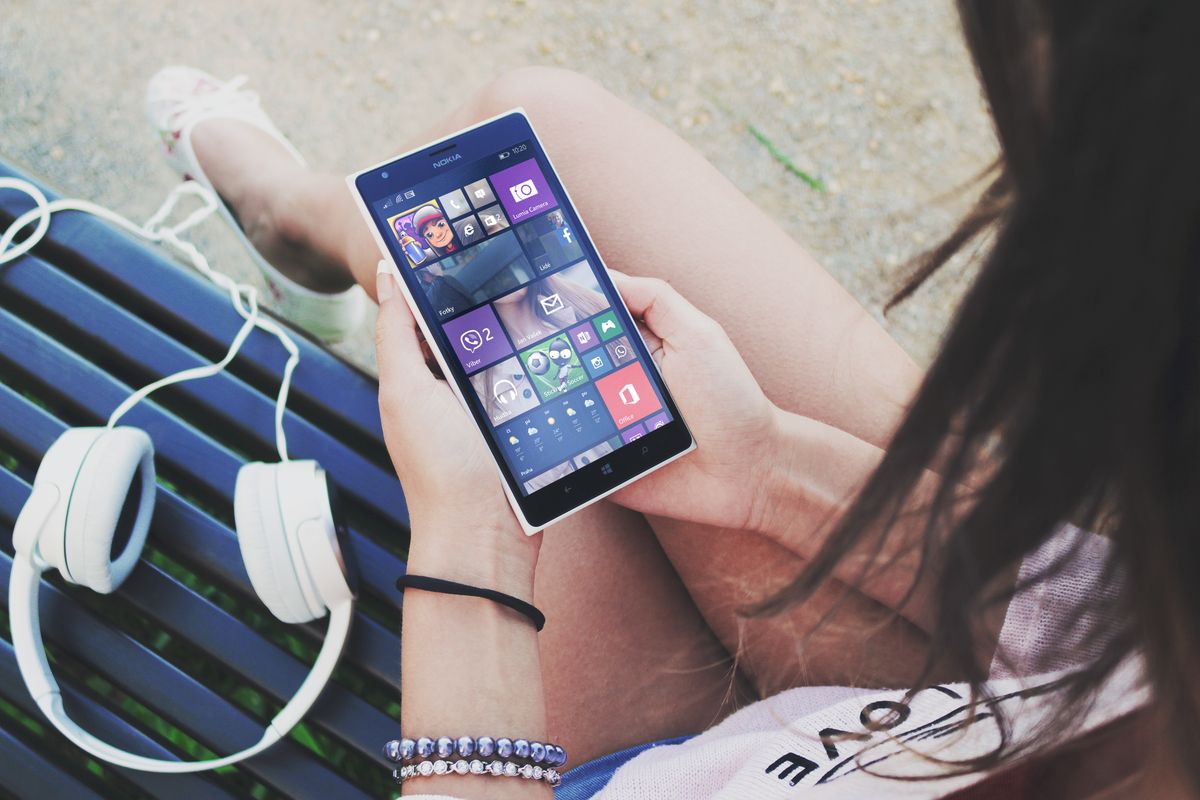 Earphones and phone