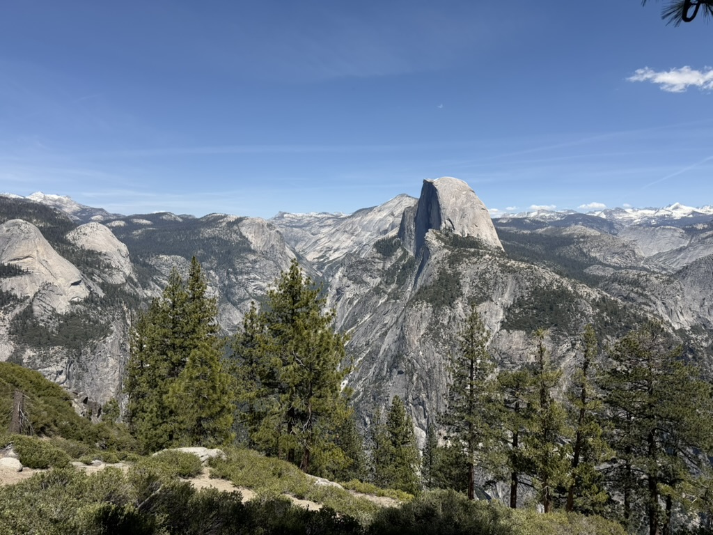 Yosemite National Park — Half Dome from the ridge